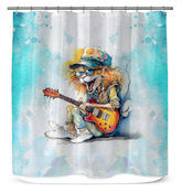 Bassoonist's Bubbly Brook Shower Curtain